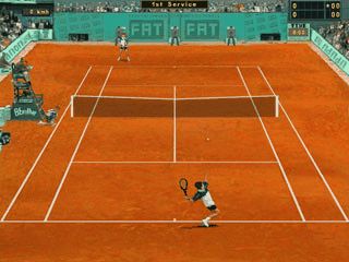 Gut gemachte Tennis Simulation