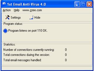 Virenschutz der speziell fr eMail Programme gedacht ist.