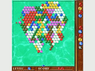 Kombination aus Pool, Bubble Shooter und Arcanoid