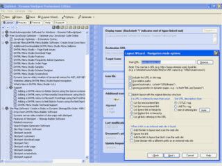 Dynamische Web-Navigationsmens, Sitemaps und Suchmaschine