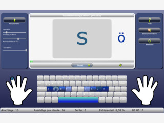 Erlernen Sie in nur wenigen Wochen perfektes Maschinenschreiben.