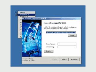Schtzen Sie jede beliebige EXE-Datei mit einem Passwort.