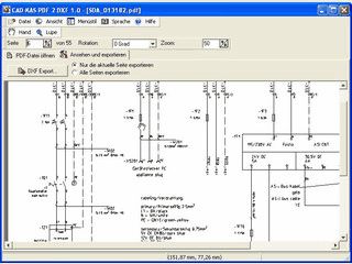 In PDF Dateien enthaltene Bitmaps als DXF Datei abspeichern.